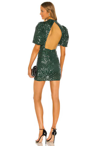 Cassie Mini Dress in Green | Revolve Clothing (Global)