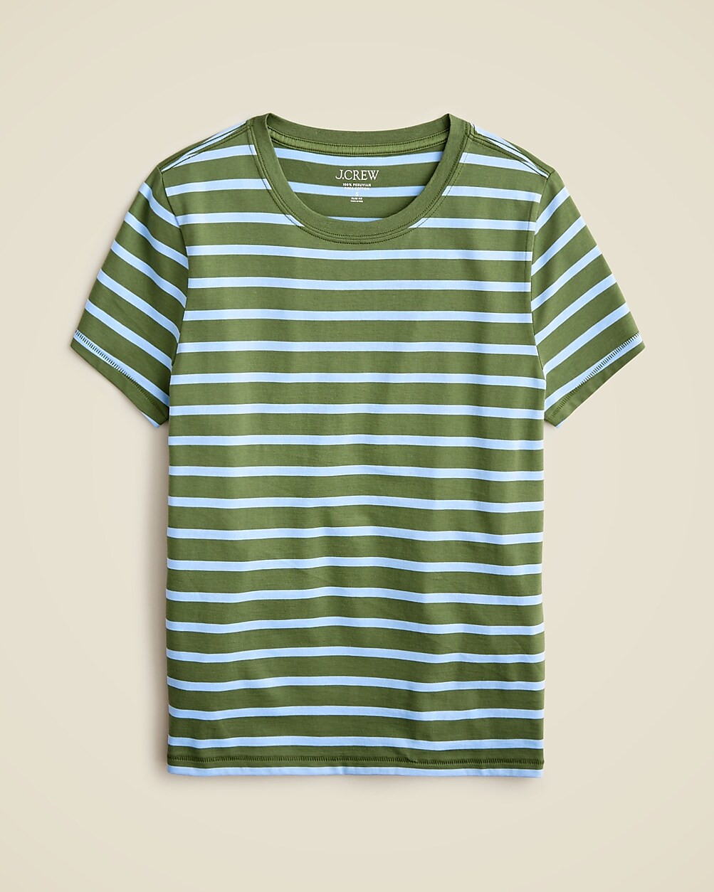 Pima cotton slim-fit T-shirt in stripe | J. Crew US