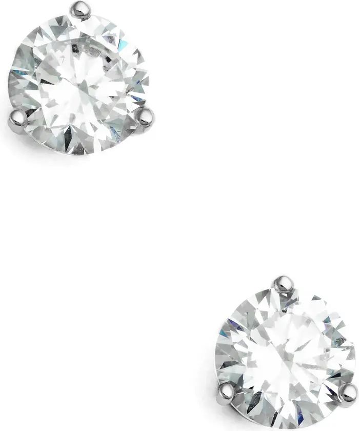 Nordstrom Cubic Zirconia Stud Earrings - 2ct. | Nordstrom | Nordstrom