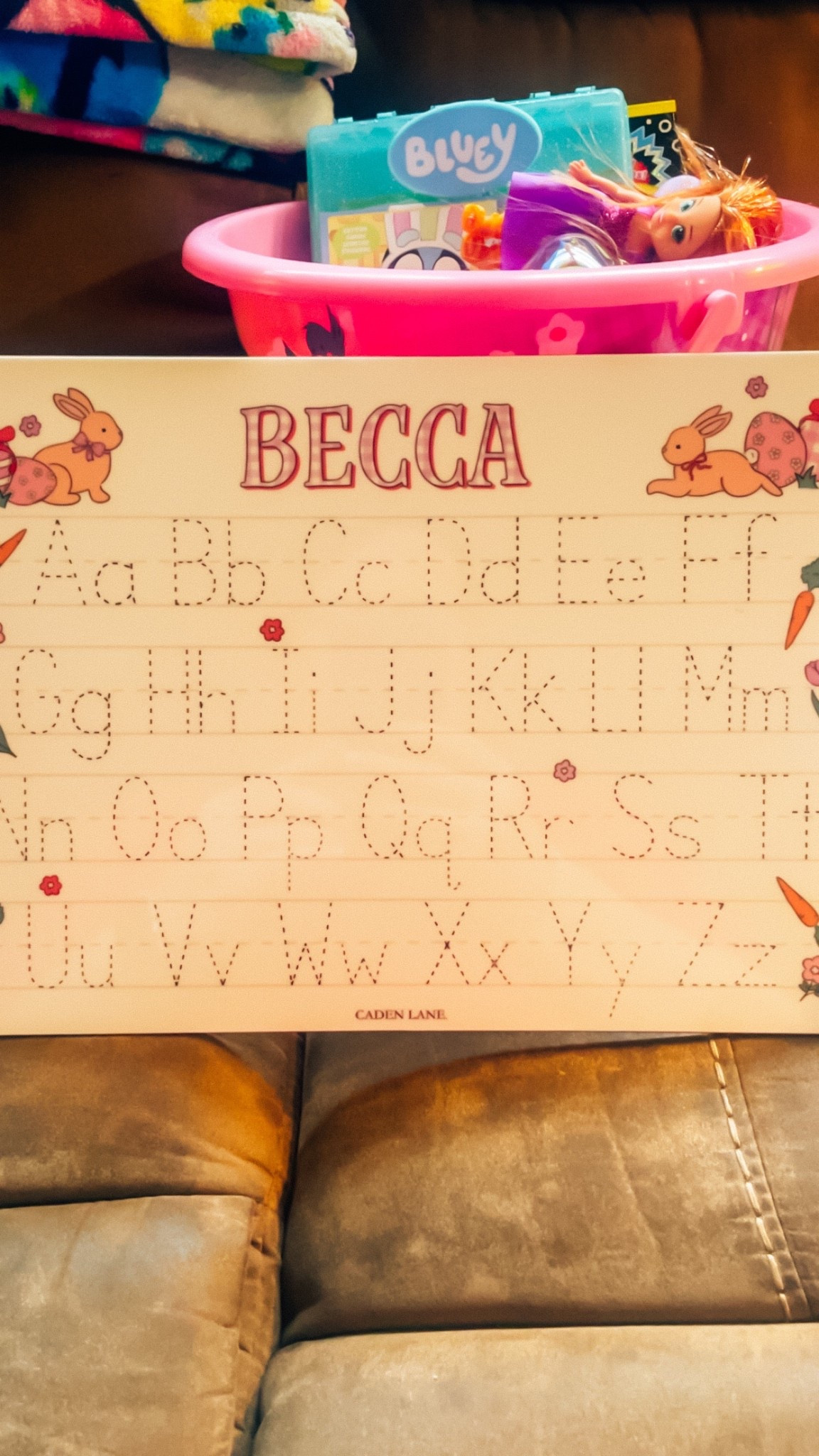 Customized dry erase board for practice letters 

#LTKSaleAlert #LTKmomlife #LTKKids