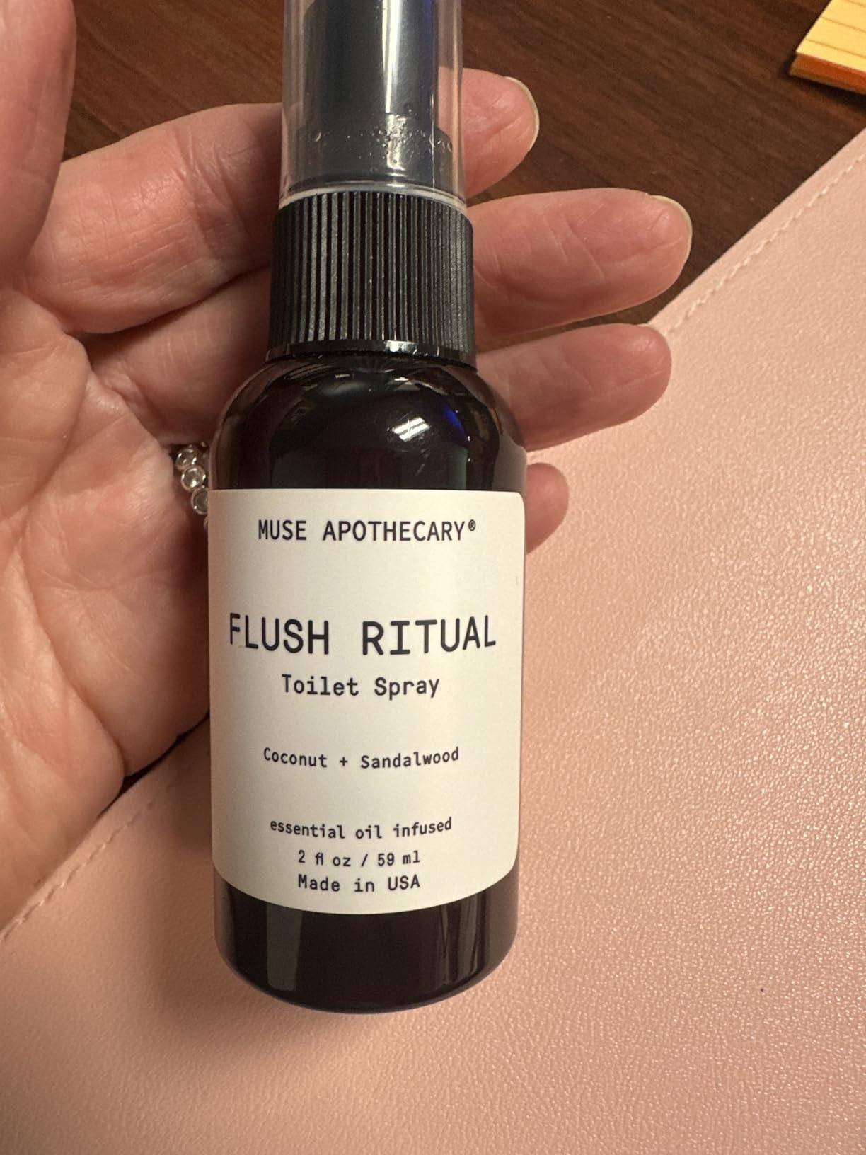 Muse Apothecary Flush Ritual - Aromatic & Refreshing Toilet Spray, Use Before You Go, 2 oz, Infused with Natural Essential Oils - Aloe + Eucalyptus + Lavender | Amazon (US)
