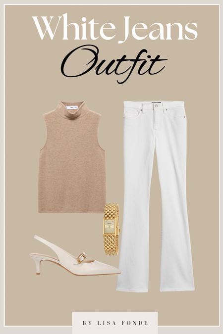 Classy Summer Outfit With White Jeans

#LTKSeasonal #LTKWorkwear