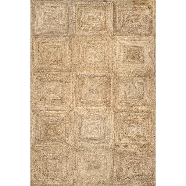Lauren Liess x Rugs USA Juniper Tiled Jute Area Rug | Wayfair North America
