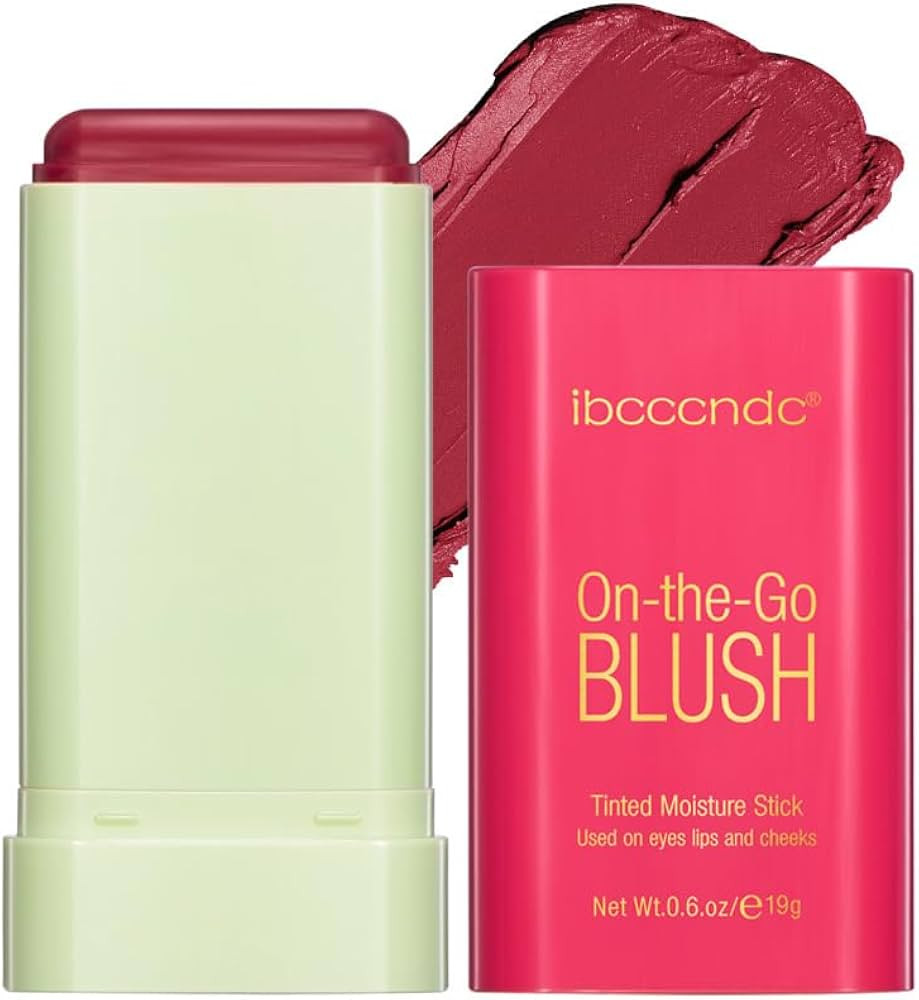 Multi-Use Makeup Blush Stick, Cream Blush Stick, Tinted Solid Moisturizer Stick for Cheek & Eyes ... | Amazon (US)