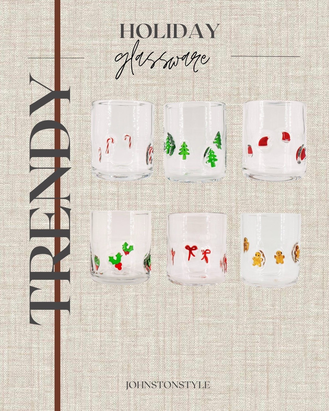 CHEERS! Celebrate with the cutest trendiest glassware that will have any guests excited to visit. 

#LTKHome #LTKSeasonal #LTKHoliday