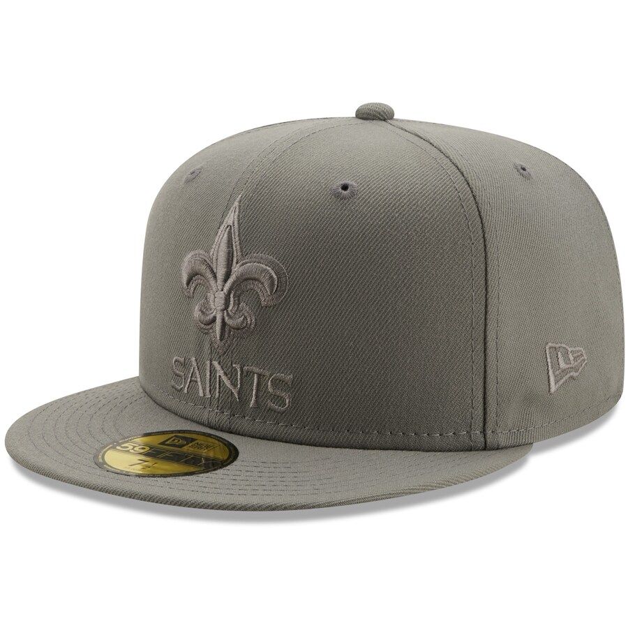 Men's New Orleans Saints New Era Gray Color Pack 59FIFTY Fitted Hat | NFL Shop