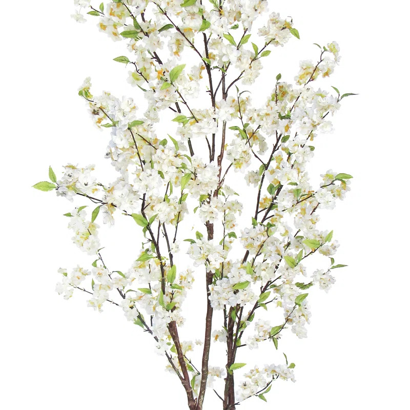 Artificial Cherry Blossom Tree in Pot | Wayfair North America