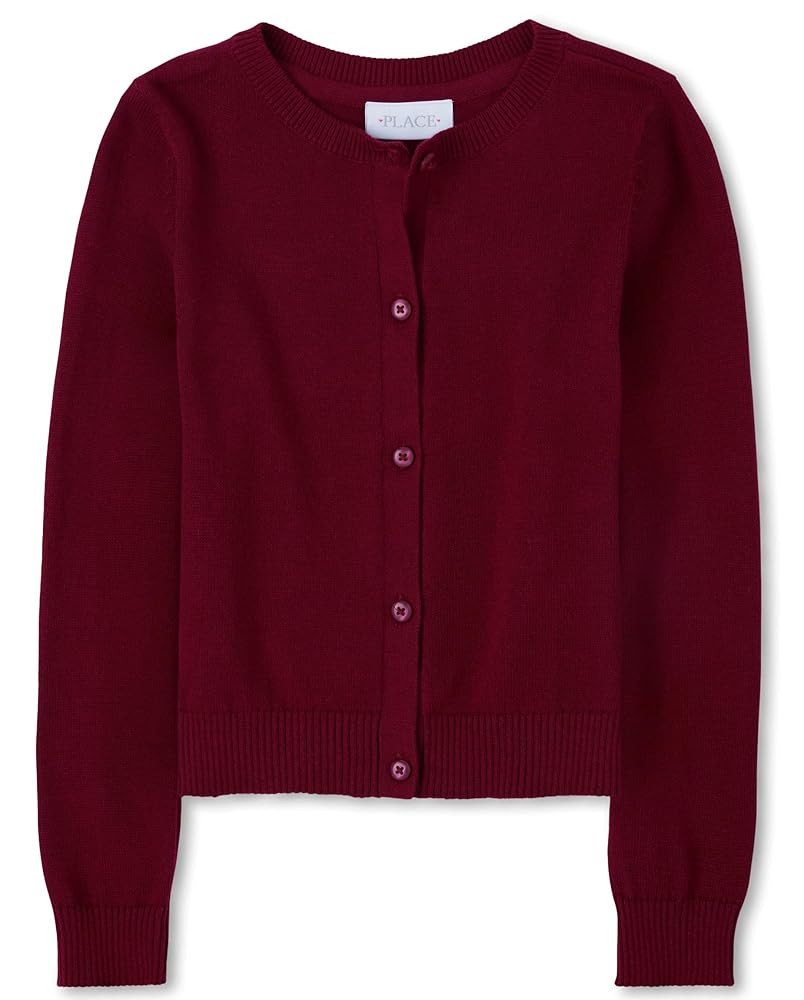 The Children'S Place Girls Solid Cardigan | Amazon (US)