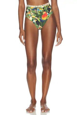 Bird Leaves High Waist Bikini Bottom
                    
                    FARM Rio | Revolve Clothing (Global)