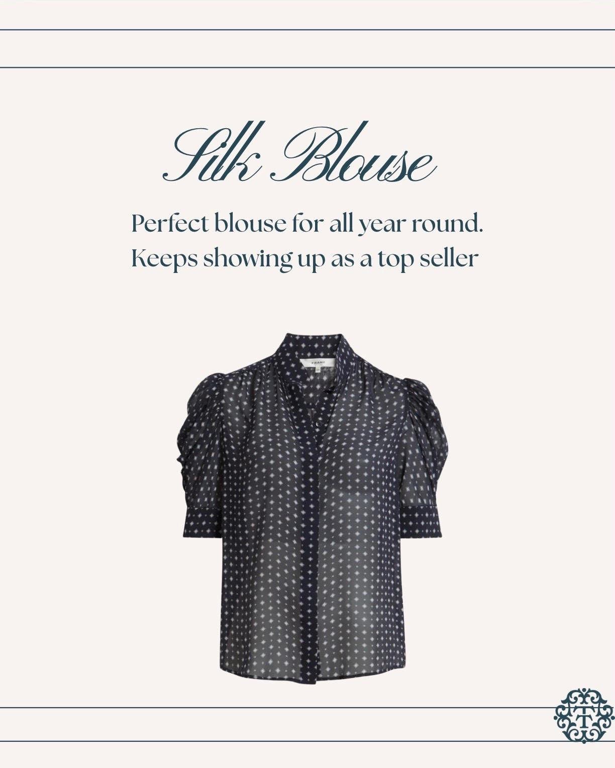 This silk blouse is what we are wearing because it is the perfect transitional piece and very flattering! s

#LTKOver40 #LTKMidsize