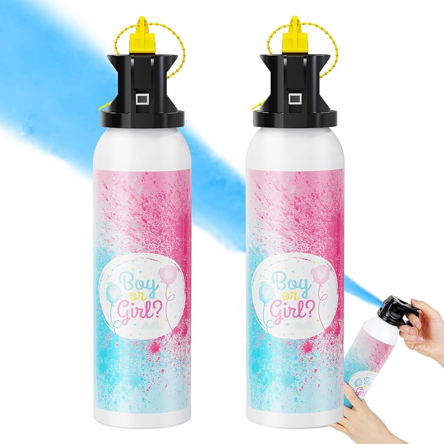 Gender Reveal Fire Extinguisher Color Blasters: 2 Pcs Blue Blaster Only for Baby Boy with Blue Sm... | Amazon (US)