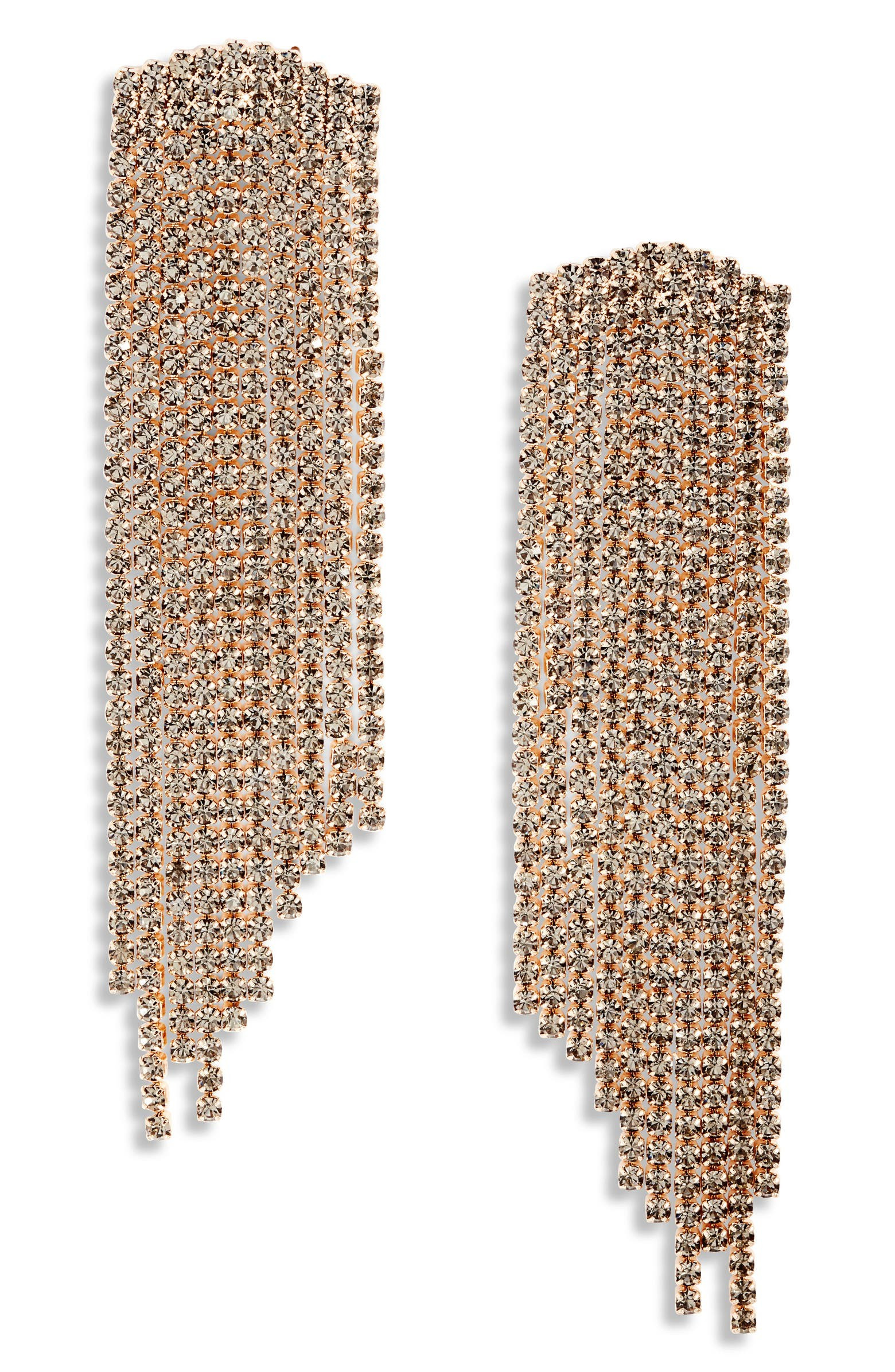 Stella + Ruby Crystal Fringe Drop Earrings | Nordstrom | Nordstrom