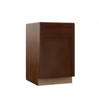 Hampton Bay Designer Series Soleste Assembled 21x34.5x23.75 in. Base Kitchen Cabinet in Spice B21... | The Home Depot