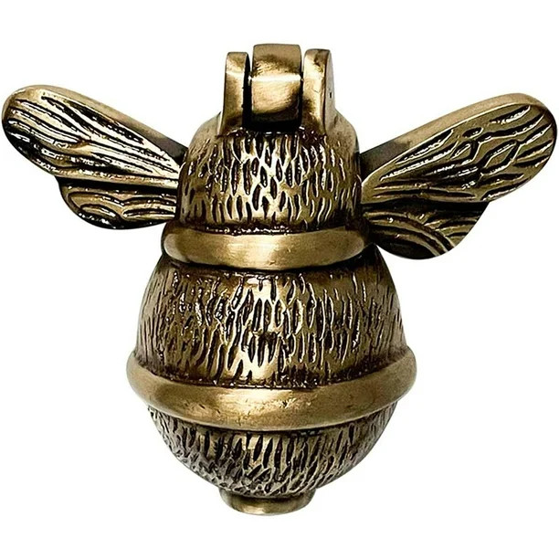 Solid Brass Bumblebee Door Knocker for Front Door 4x4.5" (Brass Antique) | Walmart (US)