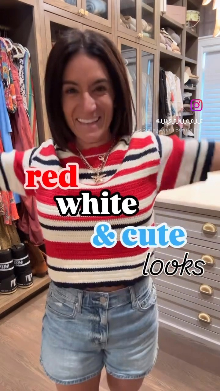  Patriotic, but make it 🇺🇸 c u t e 🇺🇸!! These tops from @target are ON SALE right now and perfect for Memorial Day weekend, 4th of July celebrations, Labor Day barbecues, and everything in between! 

#LTKSeasonal #LTKOver40 #LTKSummerEdit