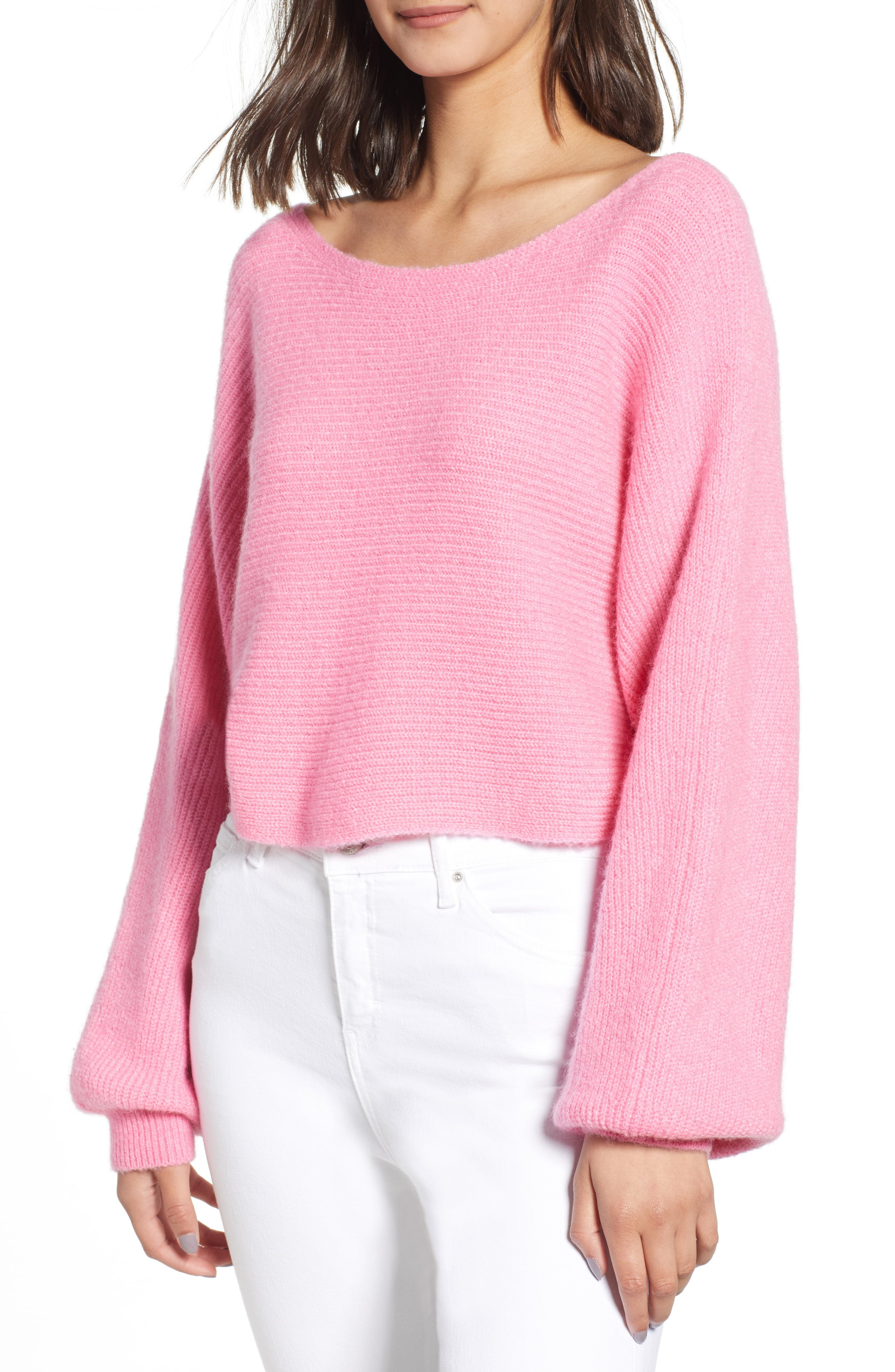 Leith Crop Dolman Pullover | Nordstrom