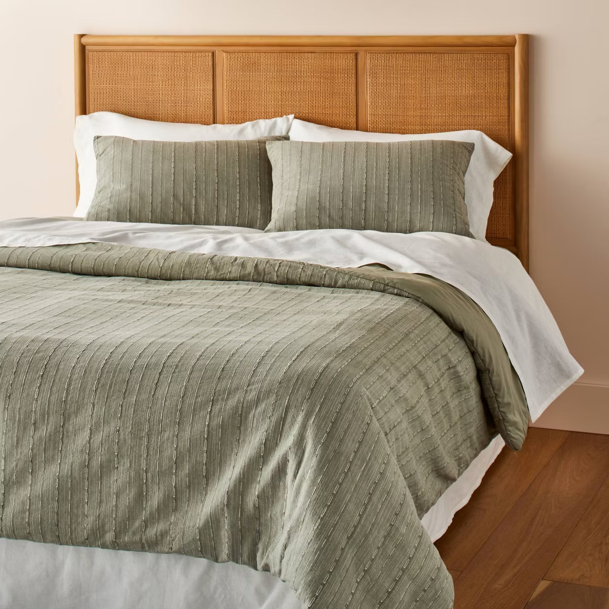3pc Washed Loop Stripe Comforter Bedding Set - Hearth & Hand™ with Magnolia | Target