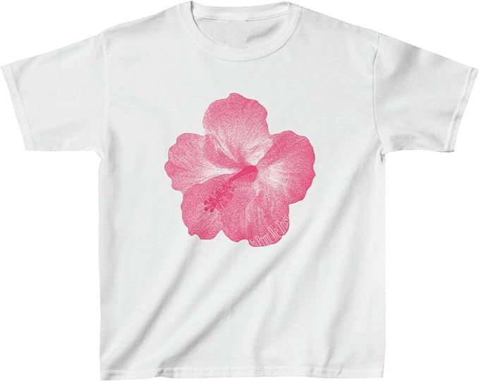 Women's Short Sleeve Y2K Baby Tees E-Girls Cute Graphic Print Crop Tops Slim Fit T Shirts Retro V... | Amazon (US)