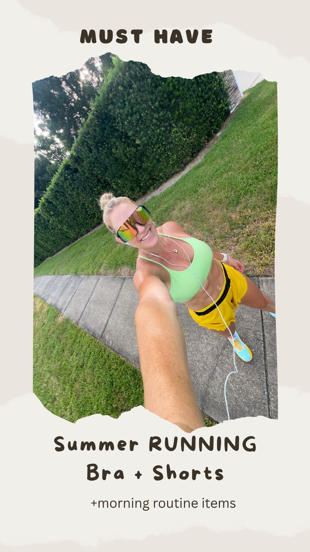 Summer Running Fit + all items used before and during run + morning routine (video on IG) 

#LTKShoeCrush #LTKActive #LTKStyleTip