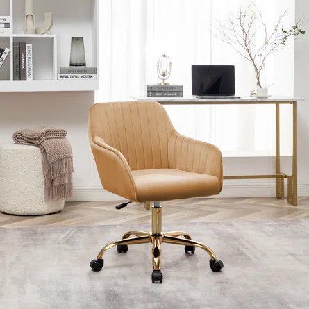 Rhone Velvet Task Chair | Wayfair North America