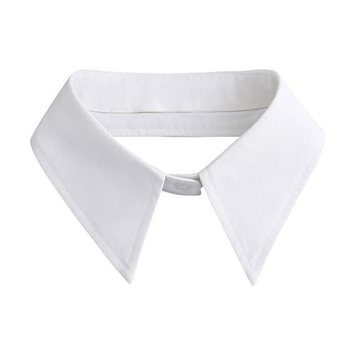 DNLKWGO Pointed Fake Collar Blouse - Detachable False Collar for Women Shirt - White | Amazon (US)
