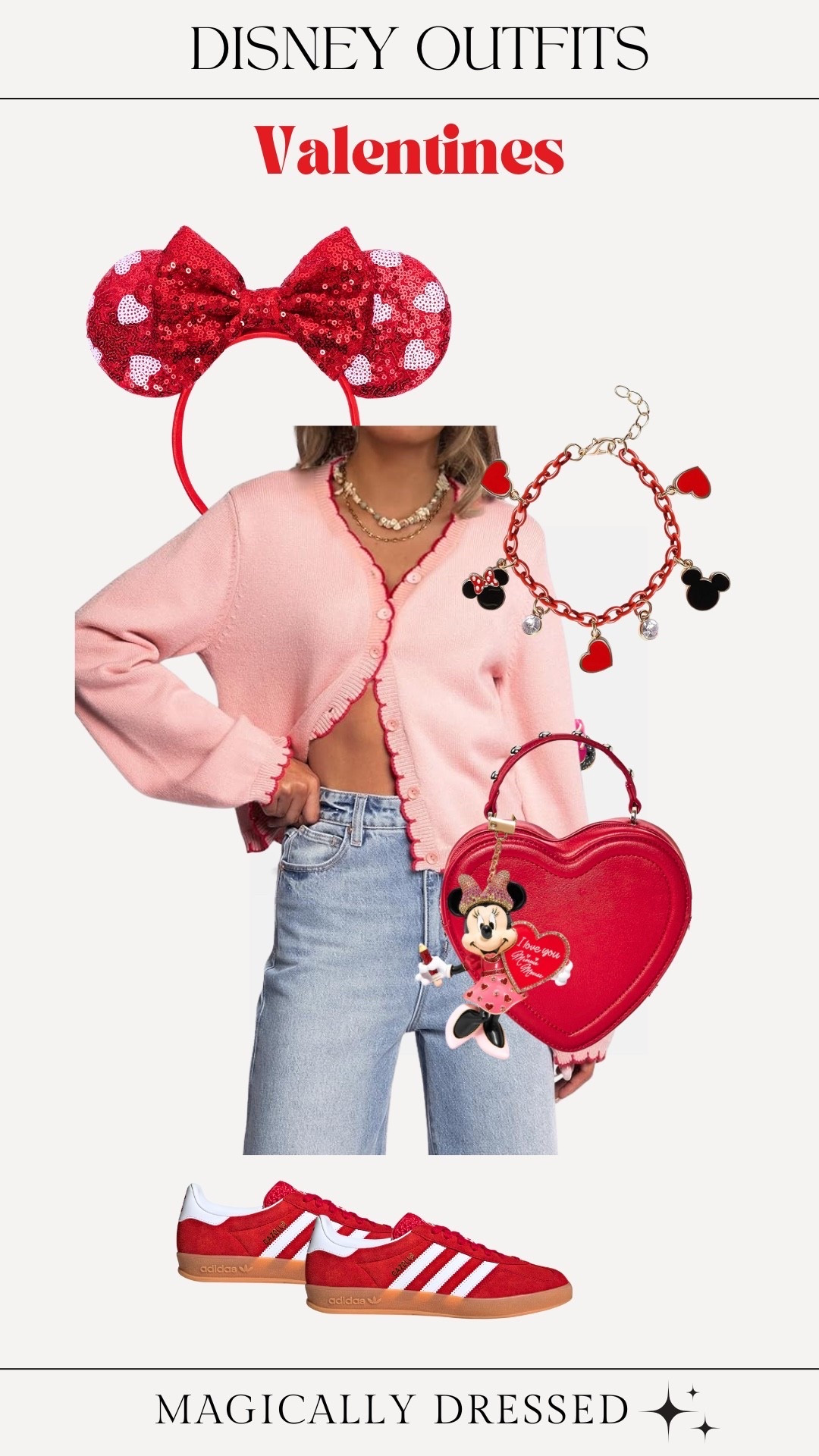 Disney Valentine’s outfit 💖 Soft pinks, heart details, and comfy pieces that are perfect for a park day or Valentine’s date. Magical, cute, and totally wearable ✨

#LTKTravel #LTKValentine