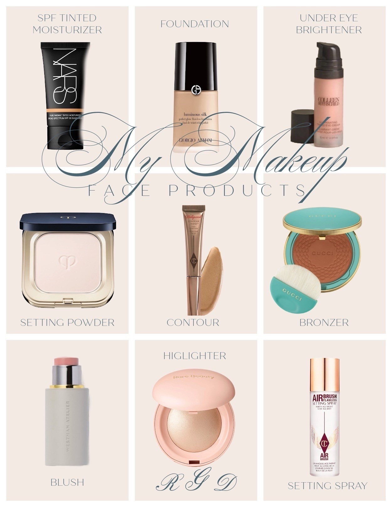 My favorite makeup products and colors I use…
Tinted moisturizer- color Groenland
Foundation - color 5.75
Bronzer - color 5
Blush - color Coquette ￼

#LTKselfcare #LTKBeauty #LTKOver40