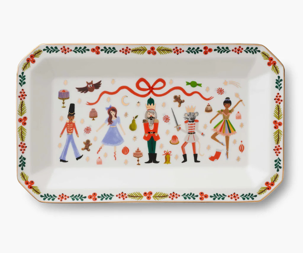Porcelain Large Catchall Tray - Nutcracker | Rifle Paper Co.