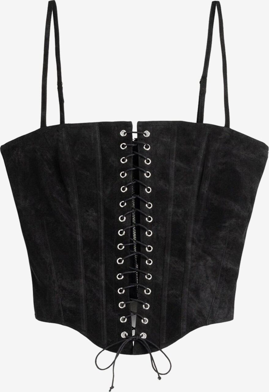 Bershka Top in Schwarz | ABOUT YOU (DE)