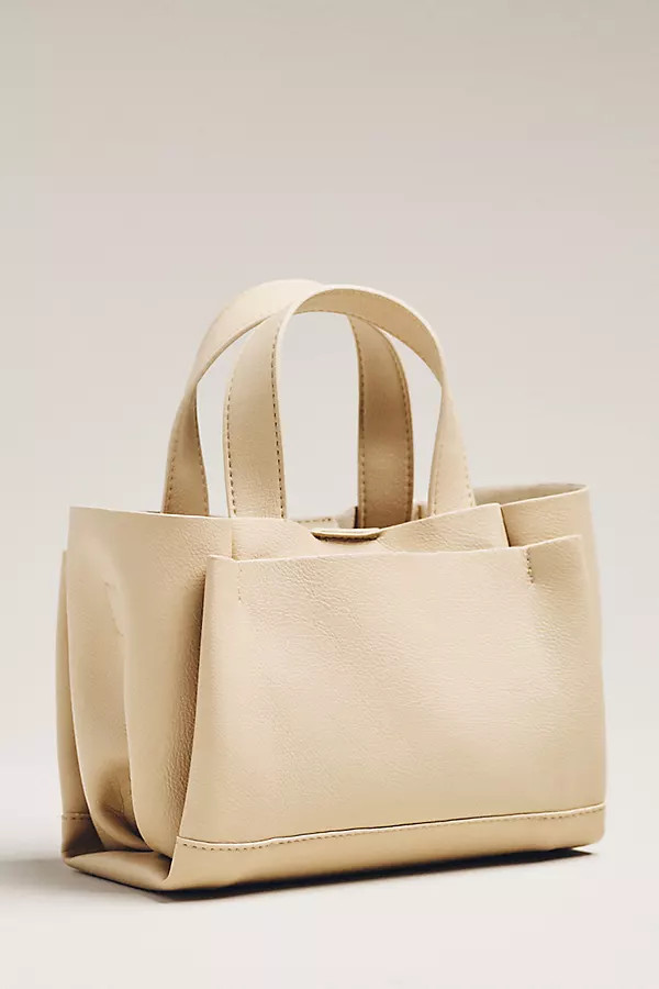 Faux-Leather Tote Bag | Anthropologie (US)