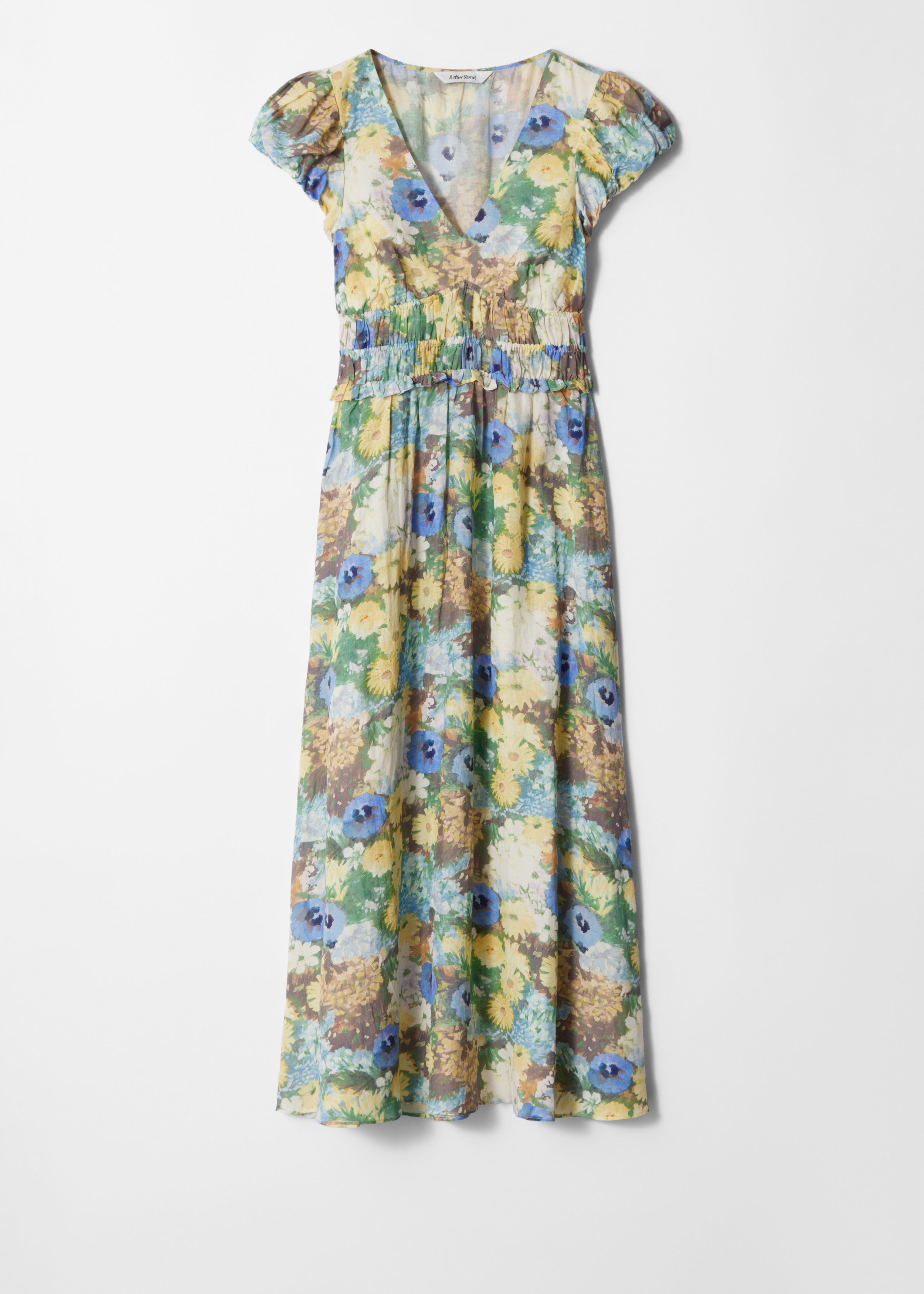 Midikleid mit Ballonärmeln - Geblümt - & Other Stories DE | & Other Stories EU