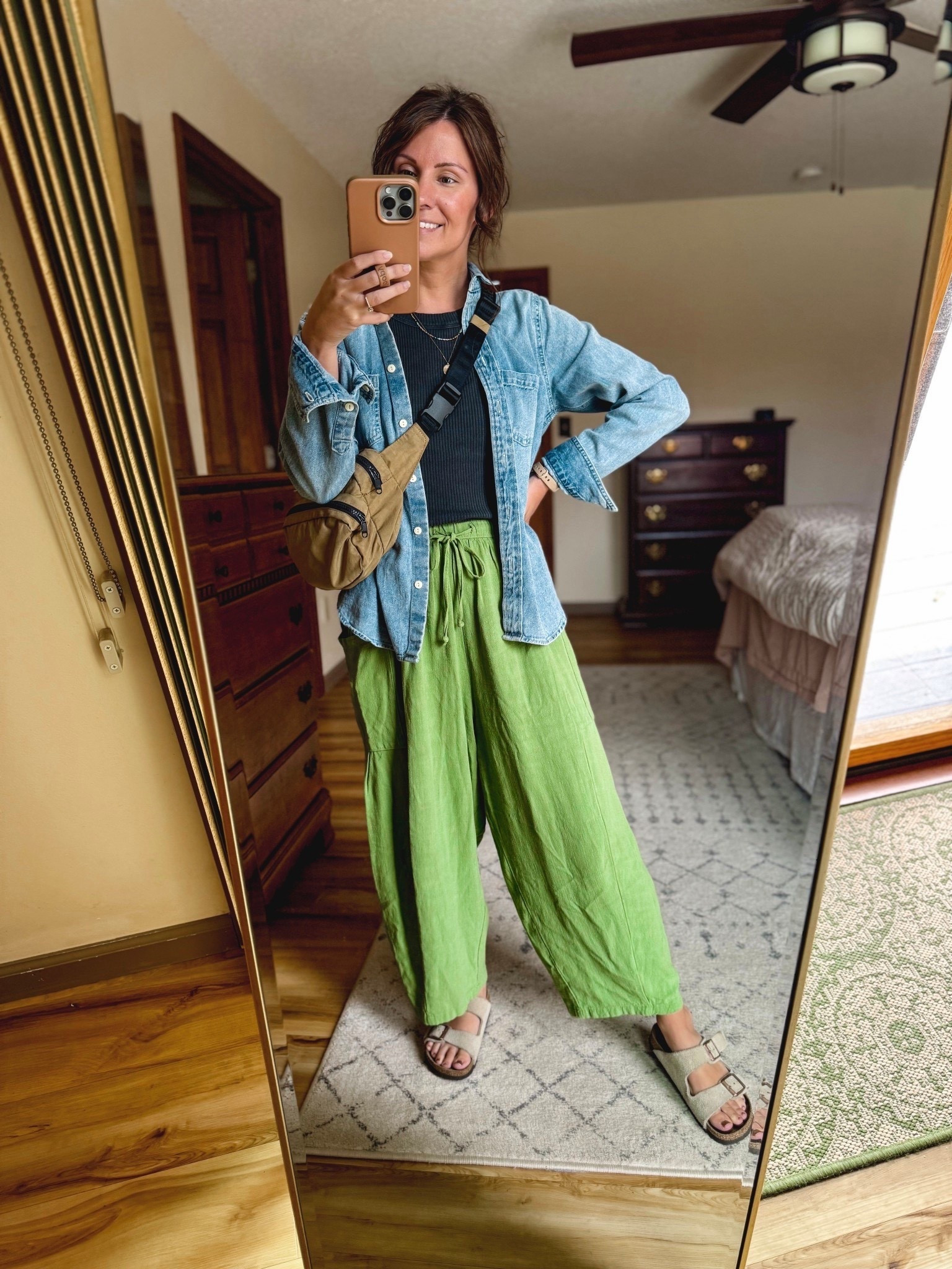 Wearing size xs in my tank (also linked some similar ones). 
My denim shirt is size small (sold out/linked similar!)
My pants are from last year and not sold in this color anymore (still sold in other colors though) from the same seller, but I did find them in this color from another seller. I also linked a bunch of similar ones! 
My sandals fit true to size and I also linked more affordable ones.
My beaded necklace is one of my faves but I also linked a more affordable lookalike. 


#LTKgrwm #LTKootd #LTKPetite