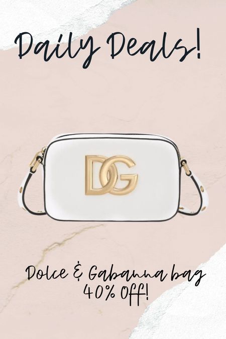 Dolce & Gabanna bag on sale 

#LTKItBag #LTKSaleAlert #LTKGiftGuide