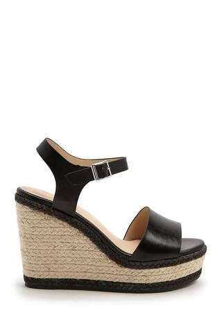 Faux Leather Espadrille Wedges | Forever 21 (US)