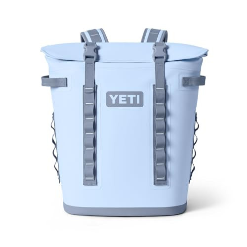 YETI Hopper M20 Backpack Soft Sided Cooler with MagShield Access, Big Sky Blue | Amazon (US)