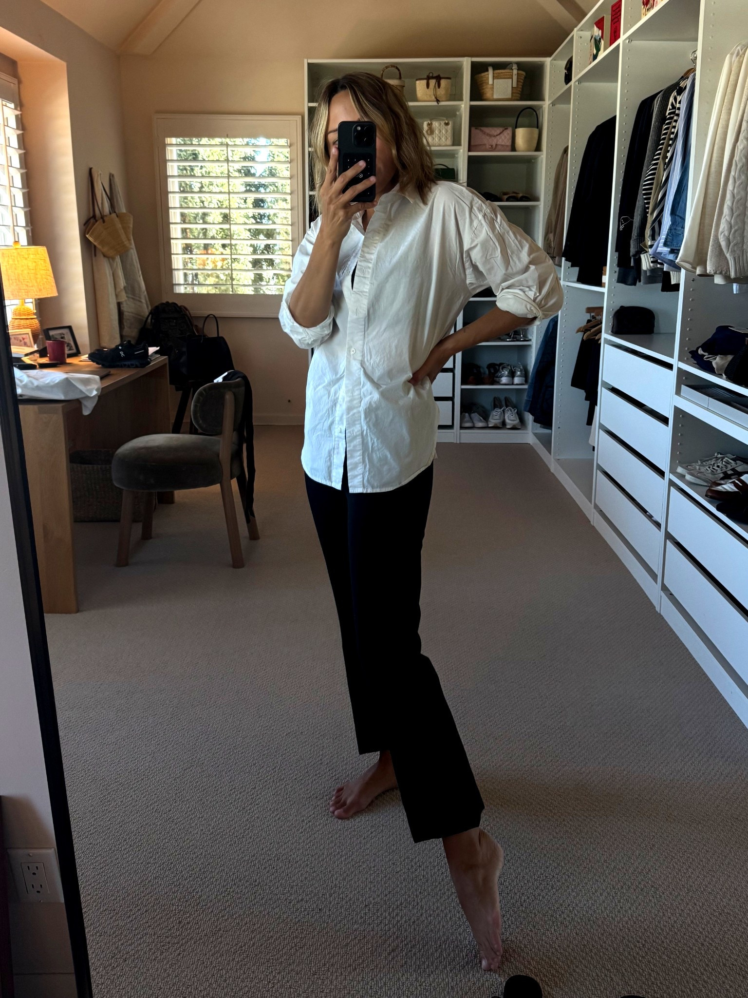 My new favorite kick flare pants from @spanx #spanxpartner