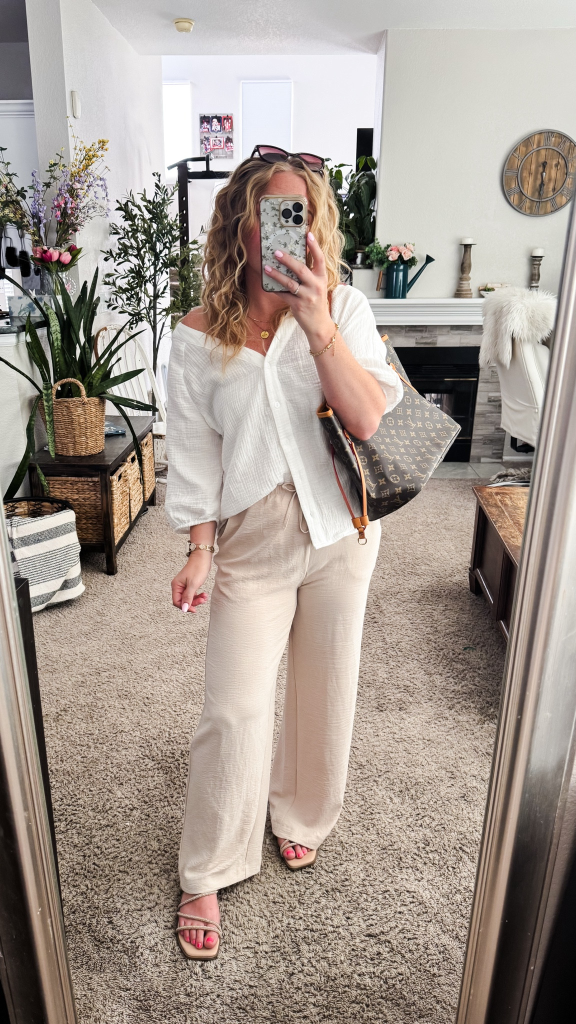 Cotton gauze button down shirt with linen pants, tote bag, and sandals 





Amazon outfits, summer outfit inspo, outfit ideas, casual outfits amazon, amazon outfits every day, spring outfits 2026, summer outfits

#LTKPetite #LTKootd #LTKSaleAlert