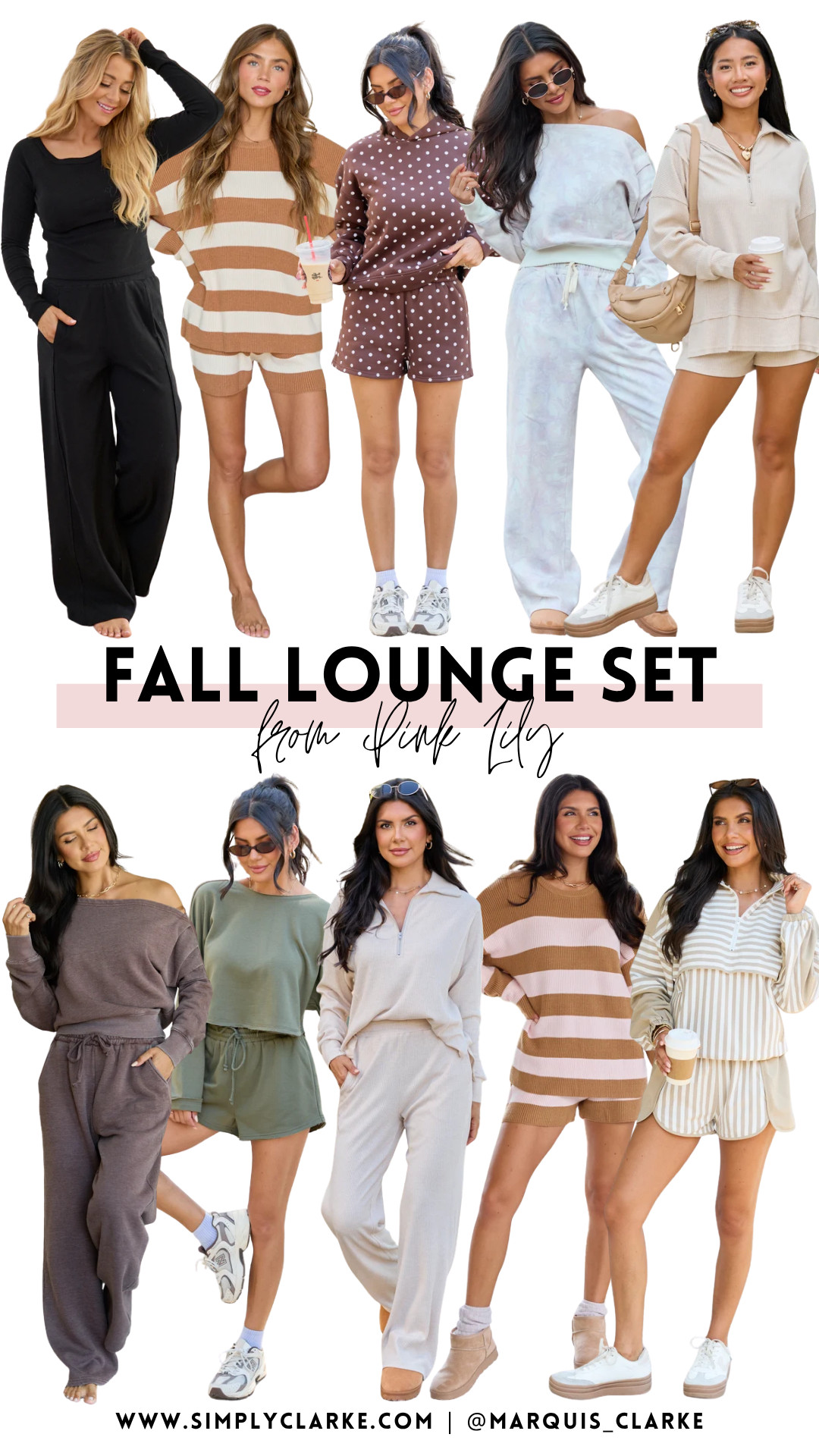 Fall plans called. They said to wear the matching set! From cozy wide-leg pants to cute sweater-and-shorts combos, these are the lounge outfits you’ll want to live in all season. Tap to shop your favorite!

fall lounge sets - matching sets - cozy fall outfits - sweater sets - casual fall style - comfy outfits

 

 #LTKootd #LTKmomlife #LTKSeasonal