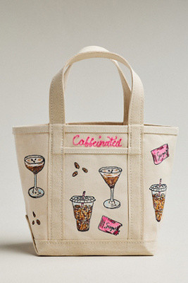 Maker / Scholar Hand-Painted Canvas Tote | Anthropologie (US)