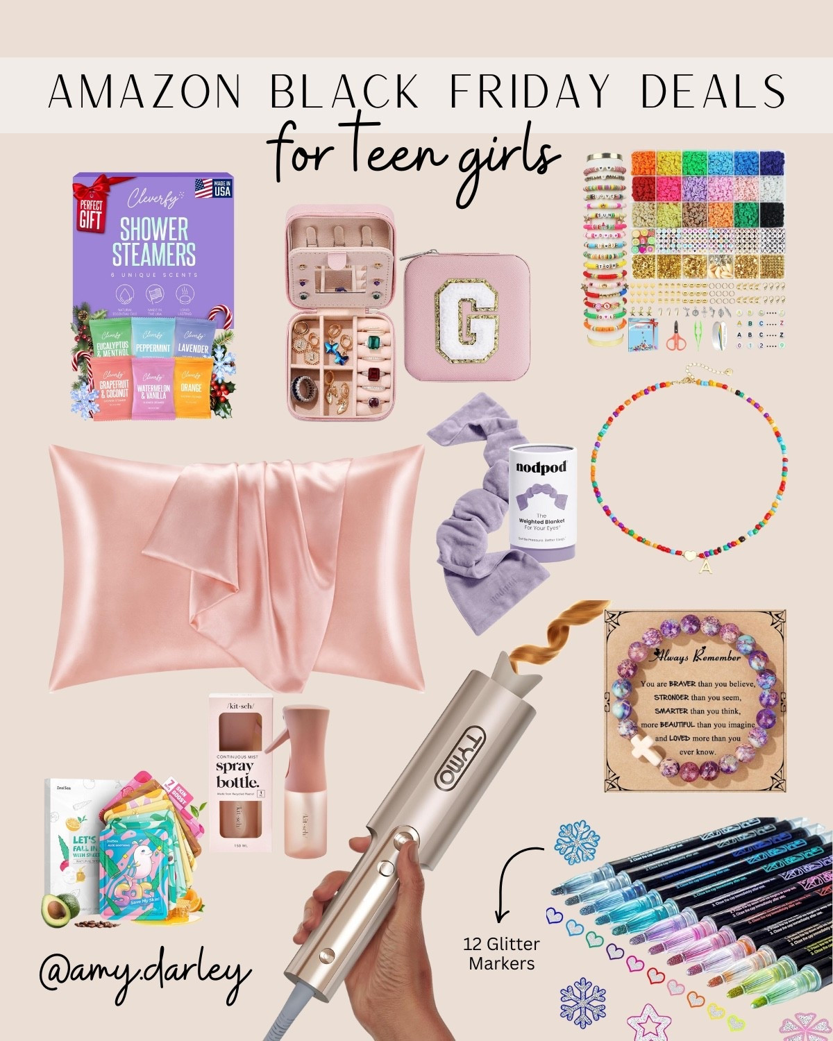 Amazon Black Friday deals that teen girls are going to be obsessed with. Cute, trendy, colorful, cozy, and perfect for Christmas morning. Stocking stuffers and gifts linked for you. 🎀✨

#ad #founditonAmazon @amazon

#AmazonBlackFriday #TeenGirlGiftGuide #GiftsForTeens #AmazonFinds #HolidayDeals #GiftGuide2025

#LTKHoliday