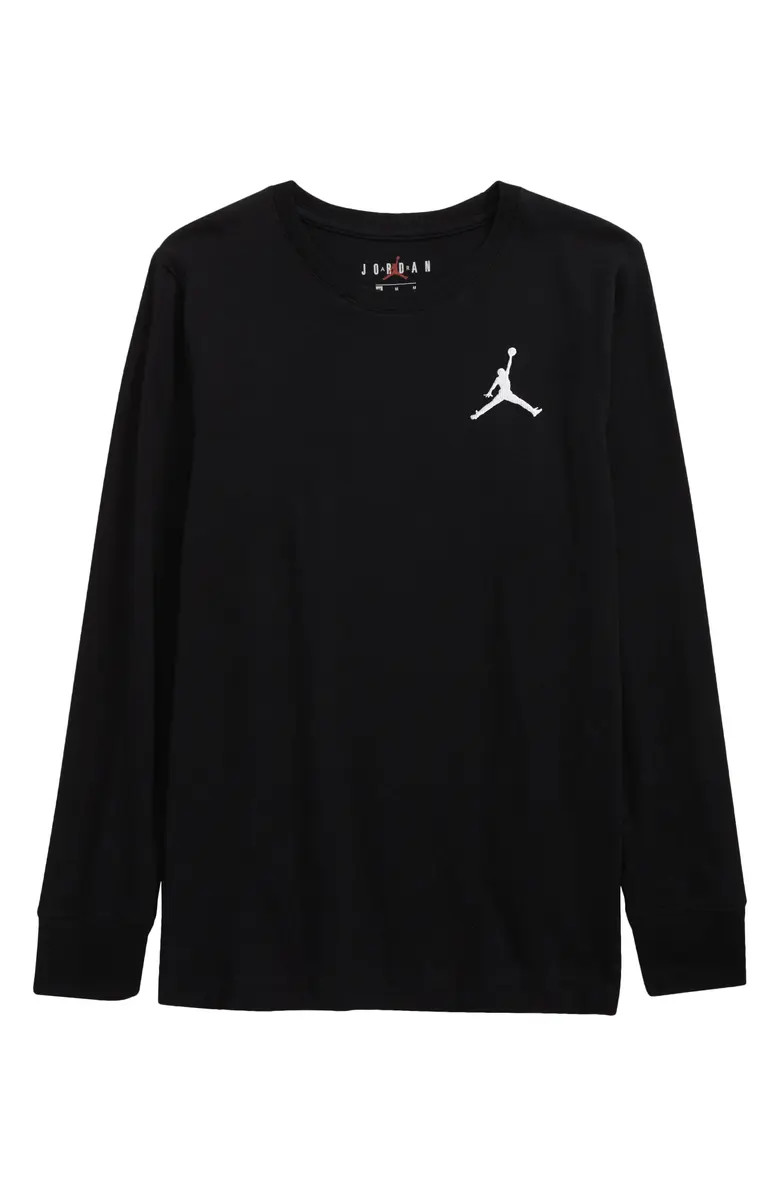 Kids' Jumpman Long Sleeve Cotton T-Shirt | Nordstrom