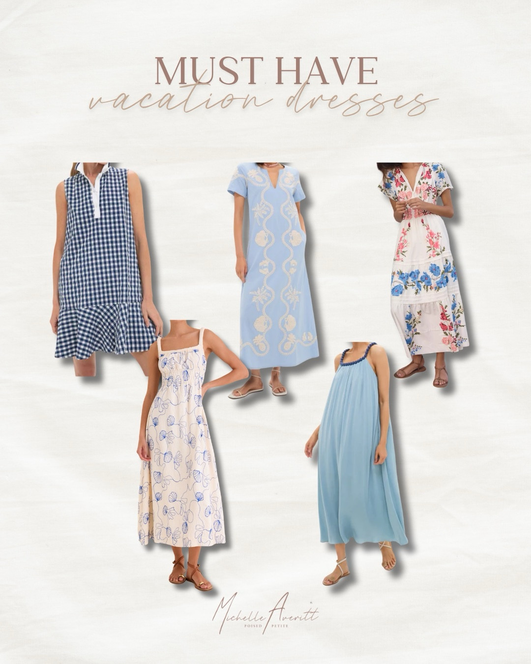 The perfect dresses for an effortless, put together vacation outfit. I love the lightweight style and chic patterns on these dresses!

Whether you’re going for brunch, dinner, or walking around town, these dresses make for an effortless, vacation ready look.

Vacation style, vacation outfit ideas, fashion over 40

#LTKootd #LTKTravel #LTKOver40