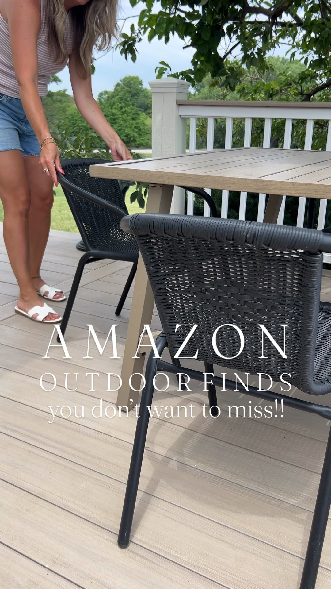 Favorite Amazon outdoor finds this season! 

Outdoor decor, outdoor furniture, outdoor end table, outdoor dining chair, patio furniture, planter, faux flowers

#LTKSaleAlert #LTKHome