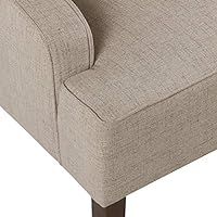 HomePop Classic Swoop Arm Accent Chair, Tan | Amazon (US)