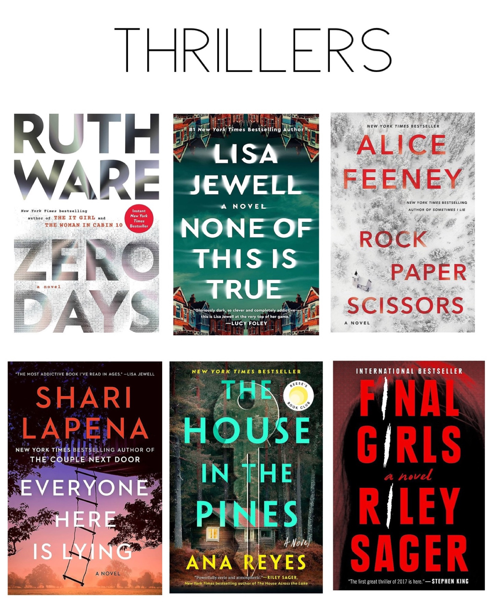 Thrillers to read on vacation 


#LTKhome