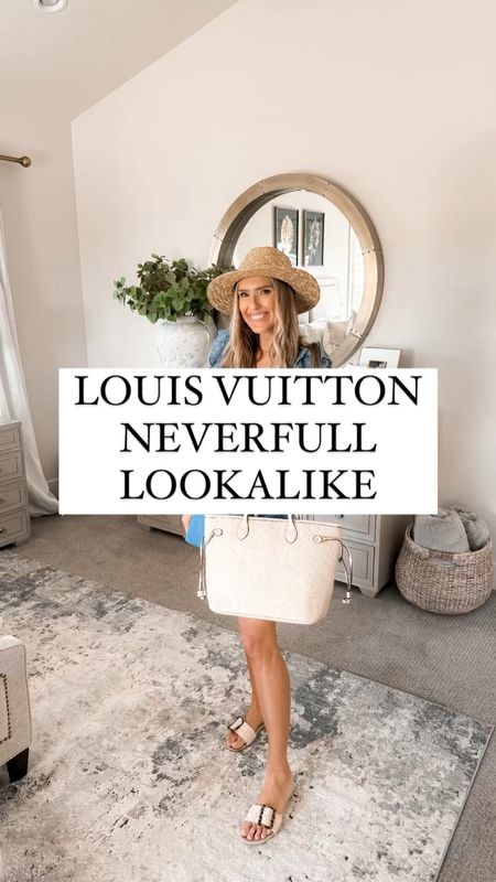 $49.95 vs $2,710 Louis Vuitton Neverfull lookalike bag! I was BLOWN AWAY at the quality of this bag. If you love Louis Vuitton, but aren't in a position to buy all the designer bags you want at this moment, I've got you covered. You get the same look! I also found some other Louis Vuitton bag lookalikes here for you as well.

You do NOT need to spend a lot of money to look and feel INCREDIBLE!

I’m here to help the budget conscious get the luxury lifestyle.

Walmart Fashion / Affordable / Budget / Women’s Casual Outfit / Classic Style / Travel Outfit / Neutral / Bag / Purse / Tote / Lookalike

#LTKfindsunder50 #LTKitbag #LTKsalealert