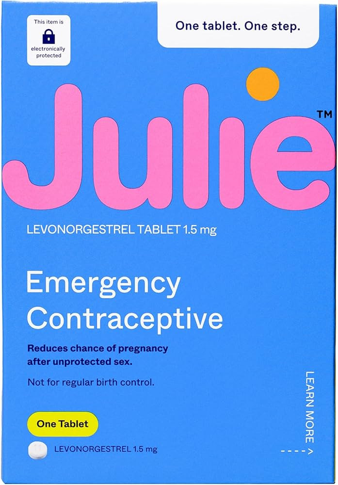 Julie Emergency Contraceptive | Levonorgestrel 1.5mg | Morning After Pill, Emergency Contraceptiv... | Amazon (US)