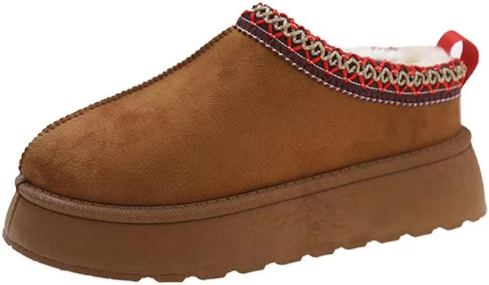 Uggs Platform Slippers Faux Suede Platform Mini Boots Tasman Slippers Indoor Outdoor Fur Short An... | Amazon (US)