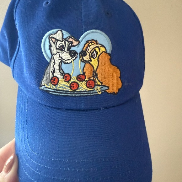 Lady and the Tramp Embroidered hat- Preloved in like new condition adult size | Poshmark