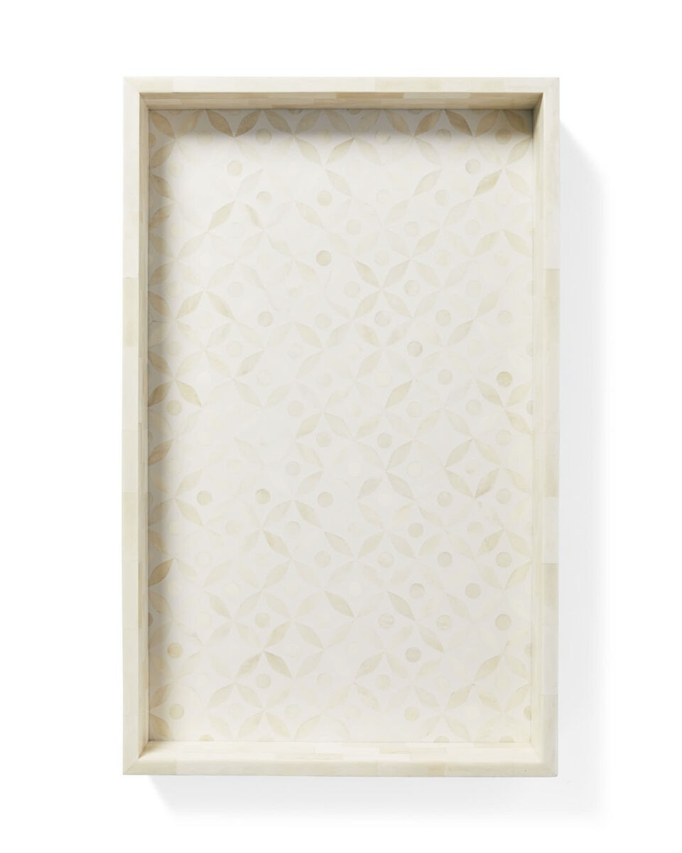 Portland Bone Inlay Tray | Serena and Lily